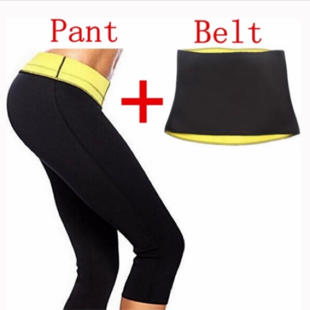 Ultra Sweat Thermal Neoprene Pants and Belt Set